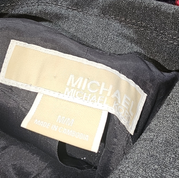 MICHAEL KORS Charcoal Grey Jacket Pancho Cape - Medium - Picture 5 of 5